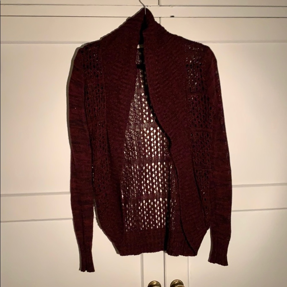 Element Maroon cardigan